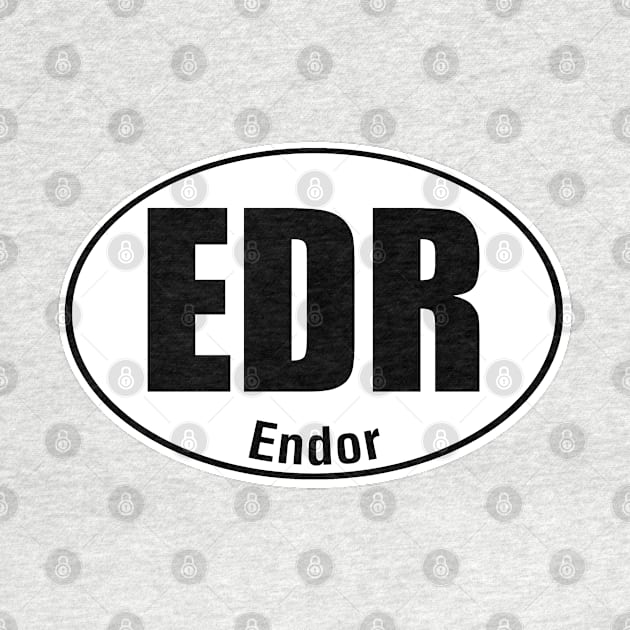 Endor Travel Sticker by PopCultureShirts